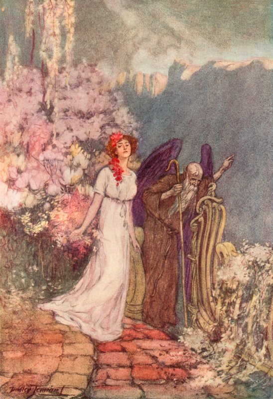 Le jardin perdu - C. Dudley (after) Tennant