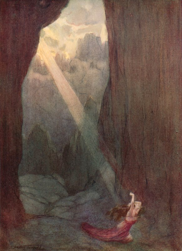 À travers la vallée - C. Dudley (after) Tennant