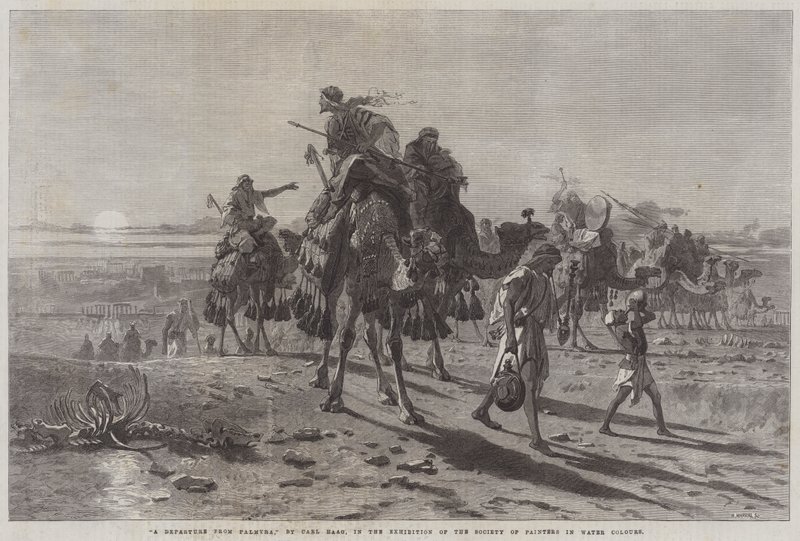 Un départ de Palmyre - Carl Haag
