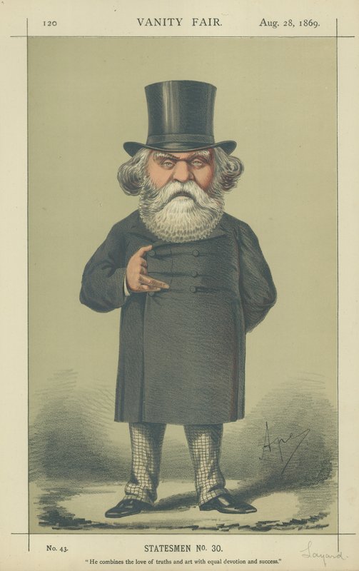 Le très honorable A H Layard - Carlo Pellegrini