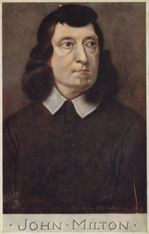 John Milton (1608-1674), poète anglais - Cecil Watson Quinnell