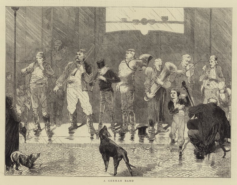 Un groupe allemand - Charles Auguste Loye