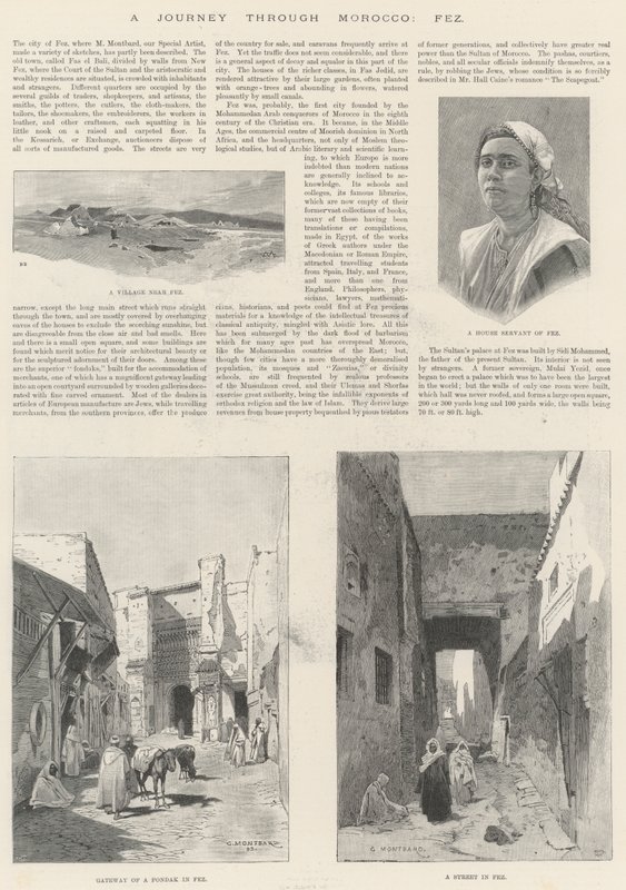 Un voyage à travers le Maroc, Fès - Charles Auguste Loye