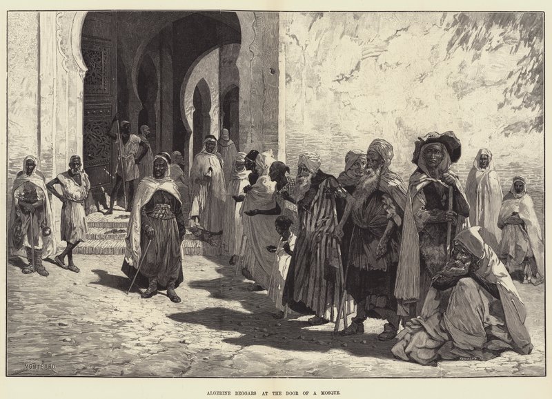 Mendiants Algériens à la Porte d