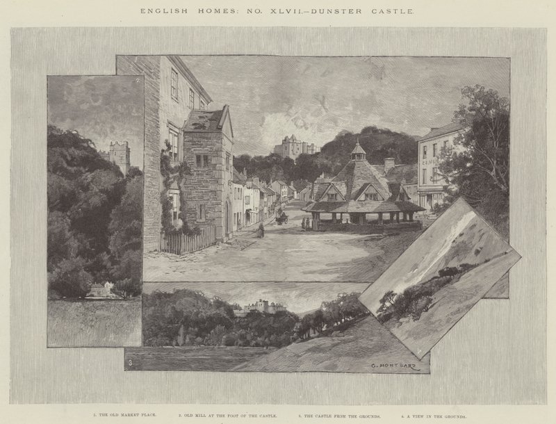 Château de Dunster - Charles Auguste Loye