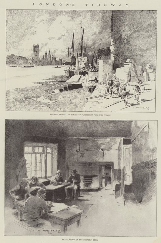 Le Courant de Londres - Charles Auguste Loye