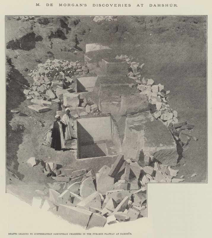 Découvertes de M. de Morgan à Dahshur - Charles Auguste Loye