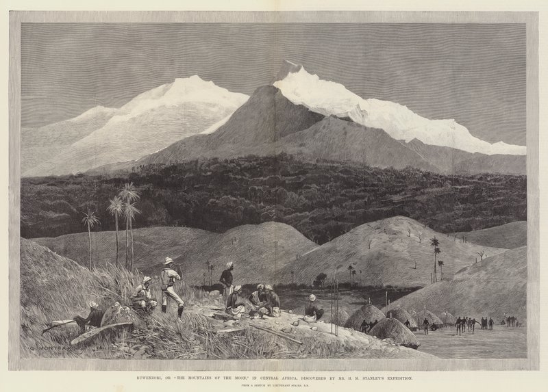 Ruwenzori, ou Les Montagnes de la Lune, en Afrique centrale, découvertes par l