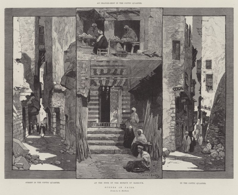 Scènes au Caire - Charles Auguste Loye