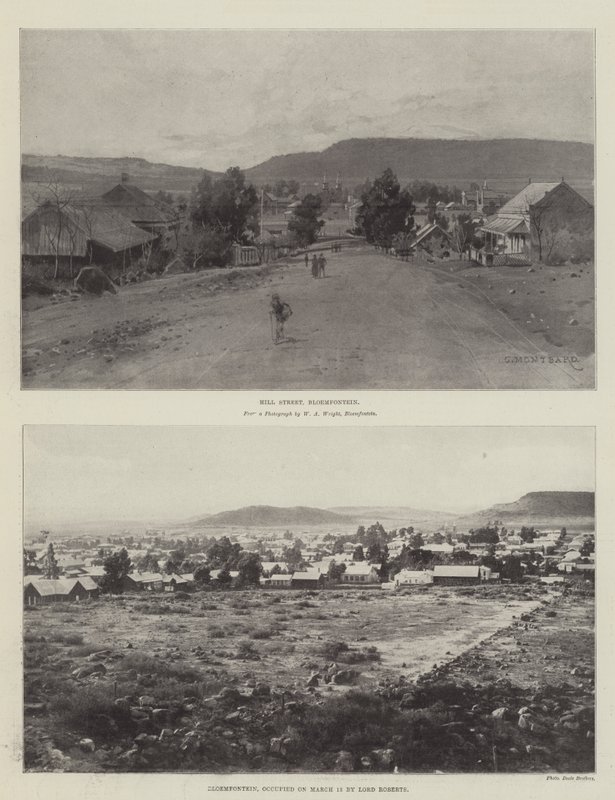 Croquis de Bloemfontein - Charles Auguste Loye