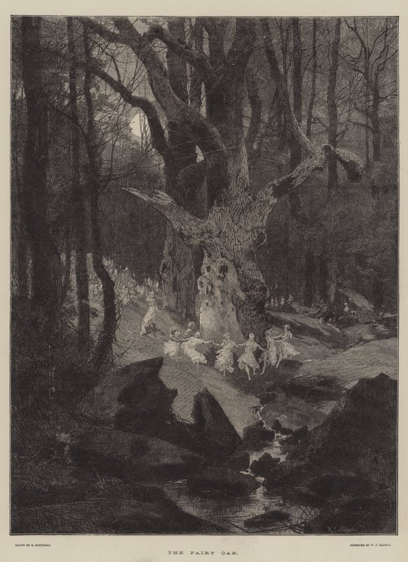 Le chêne féerique - Charles Auguste Loye