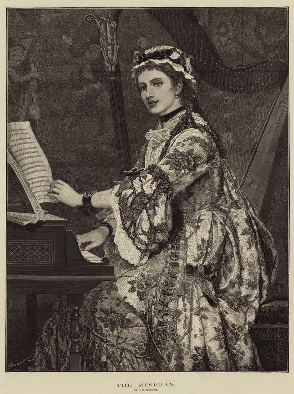 Le Musicien - Charles Edward Perugini