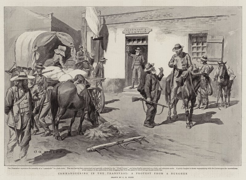 Réquisition dans le Transvaal, une protestation d