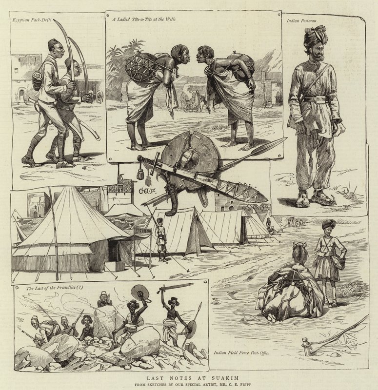 Dernières notes à Suakim - Charles Edwin Fripp