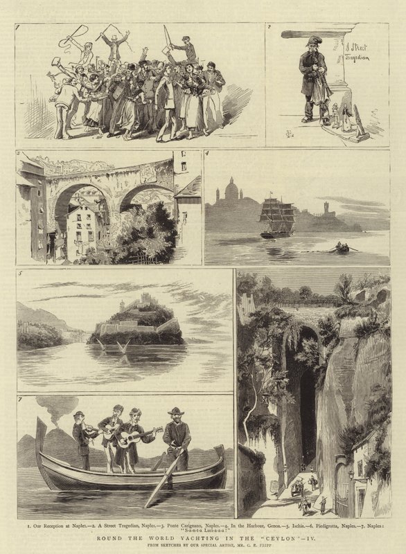 Tour du monde en yacht dans le Ceylan, IV - Charles Edwin Fripp
