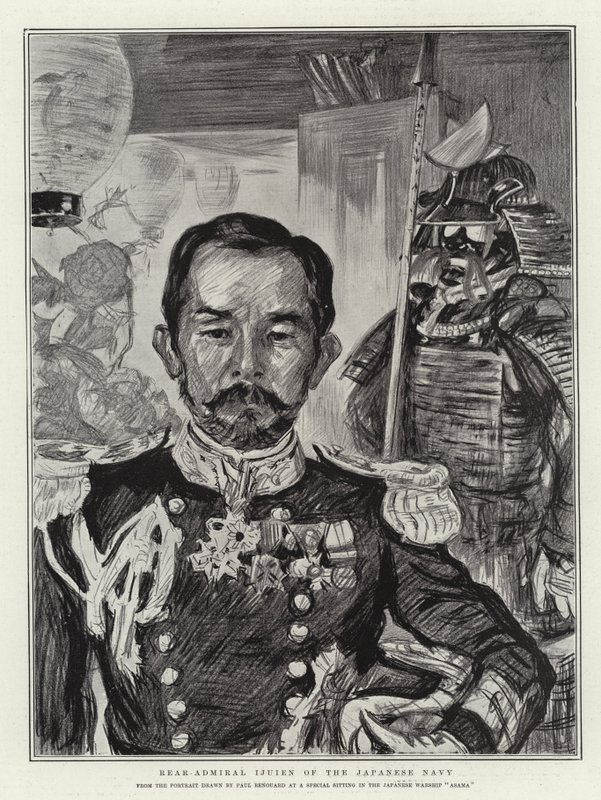 Contre-amiral Ijuin de la marine japonaise - Charles Paul Renouard