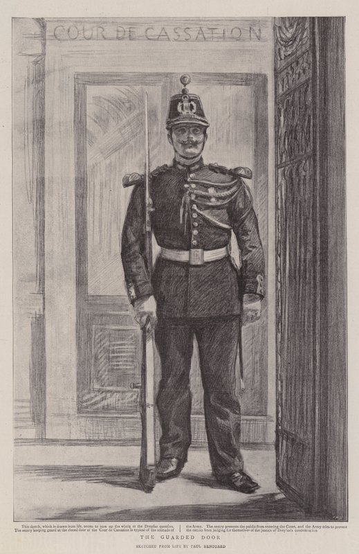 La porte gardée - Charles Paul Renouard