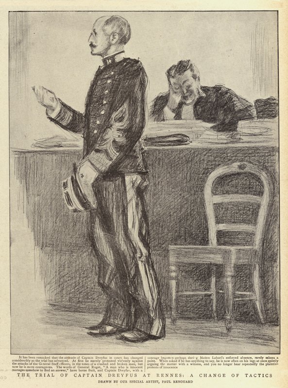 Le Procès du Capitaine Dreyfus à Rennes, un Changement de Tactique - Charles Paul Renouard