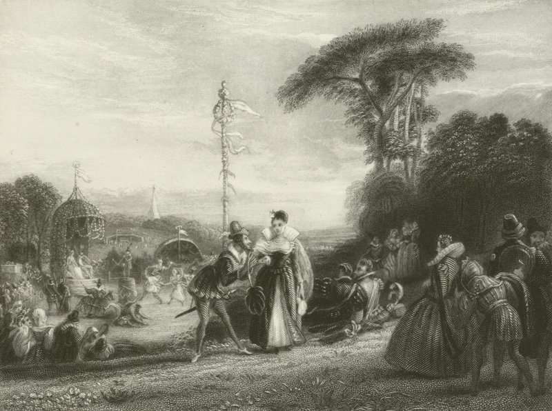 Jour de mai, sous le règne de la reine Élisabeth - Charles Robert Leslie