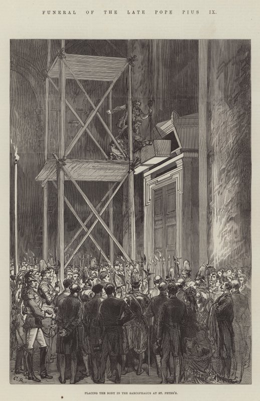 Funérailles du défunt Pape Pie IX - Sir John Charles Robinson