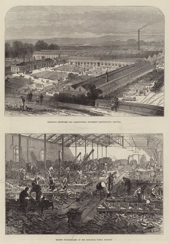 Les Britannia Works à Bedford - Sir John Charles Robinson