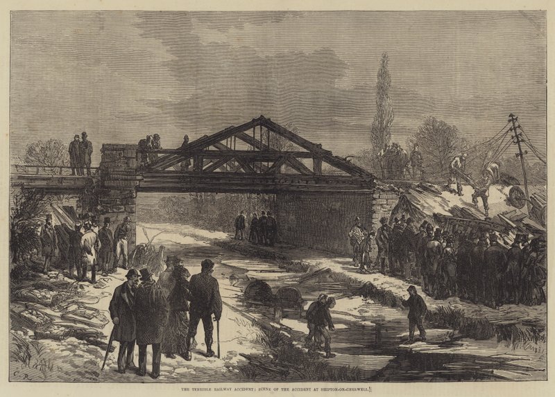 Le terrible accident ferroviaire, scène de l