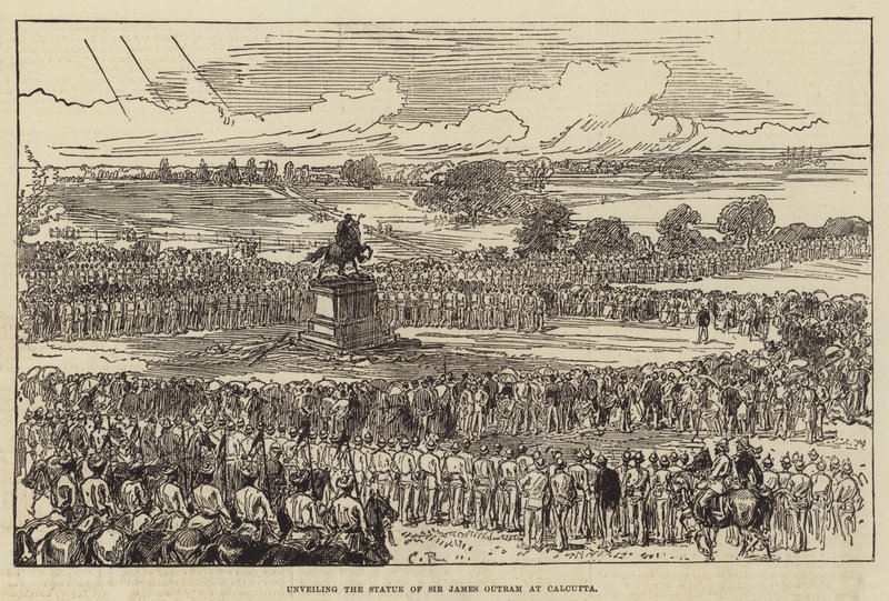Dévoilement de la statue de Sir James Outram à Calcutta - Sir John Charles Robinson