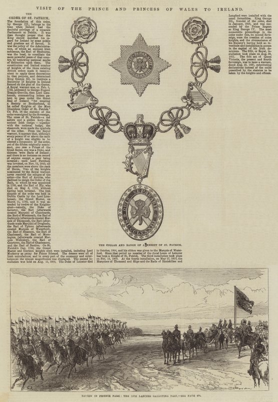 Visite du prince et de la princesse de Galles en Irlande - Sir John Charles Robinson