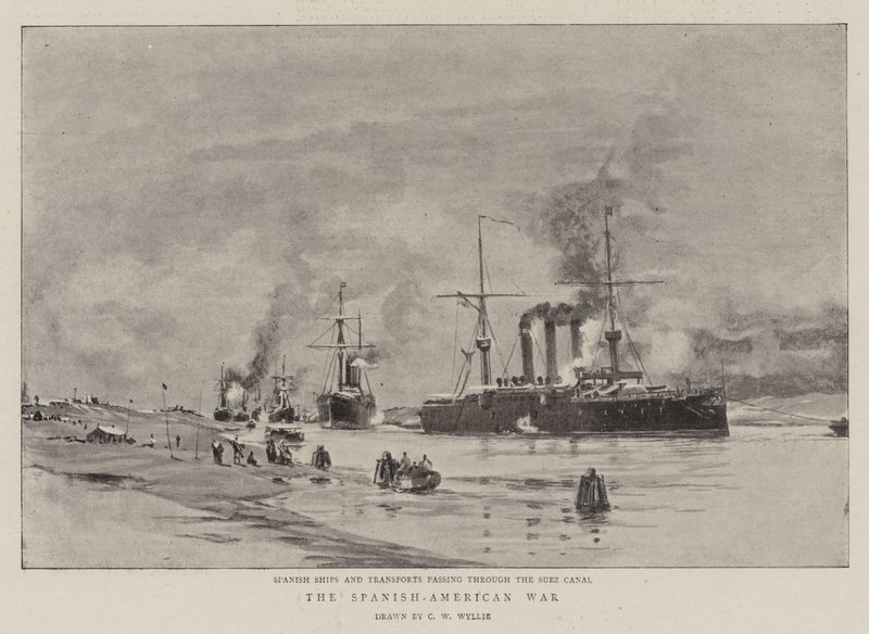 La guerre hispano-américaine - Charles William Wyllie