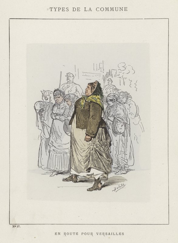 En route pour Versailles - Charles Albert d Arnoux Bertall