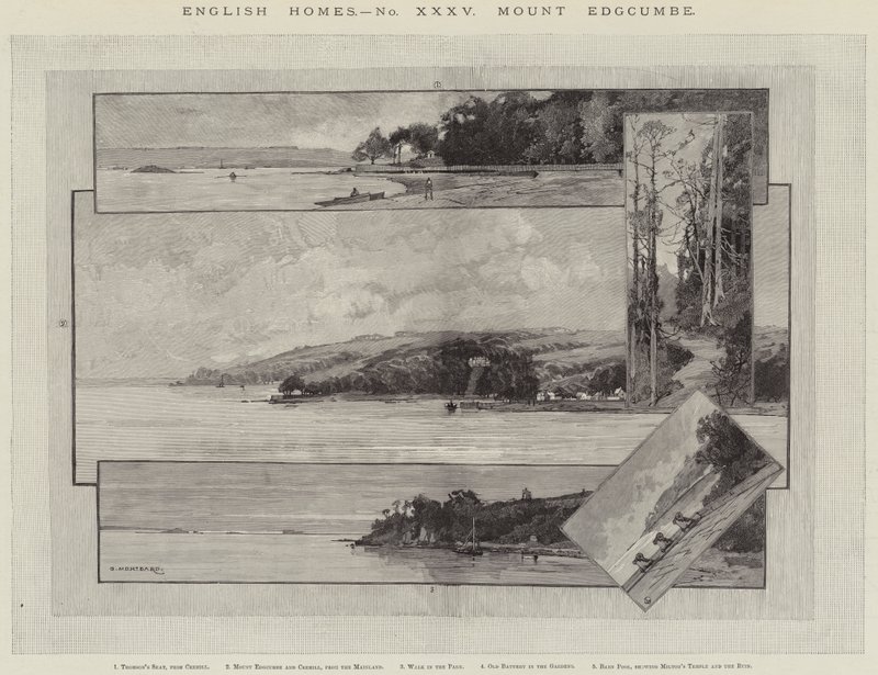 Maisons anglaises, Mount Edgcumbe - Charles Auguste Loye