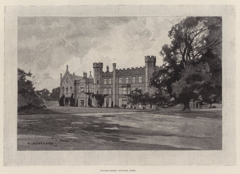 Maisons Anglaises, Wycombe Abbey - Charles Auguste Loye
