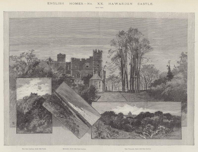 Château de Hawarden - Charles Auguste Loye