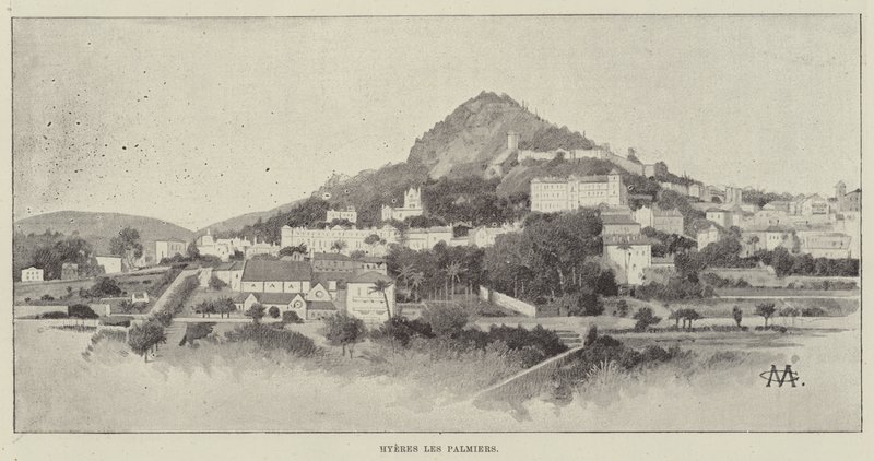 Hyères les Palmiers - Charles Auguste Loye