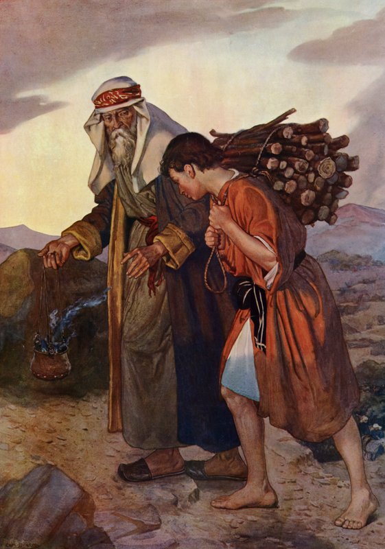 Abraham offrant Isaac - Charles Daniel Ward