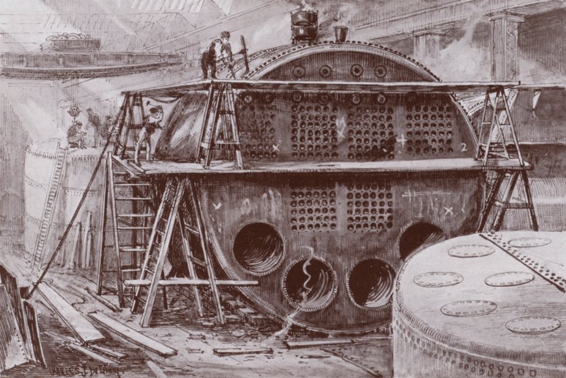 Fabrication des chaudières - Charles John de (after) Lacy