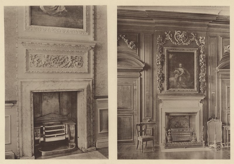 Belton House, Grantham, Deux Cheminées - Charles Latham