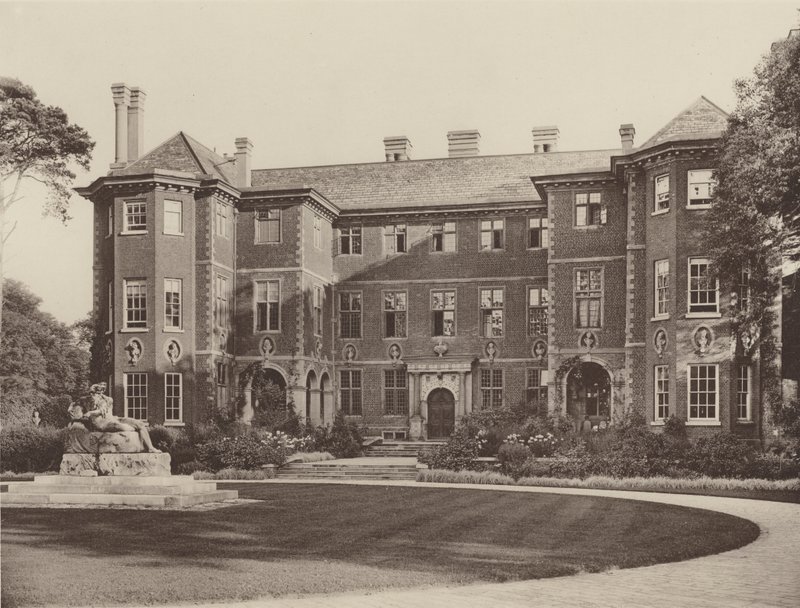 Ham House, Petersham, la façade d