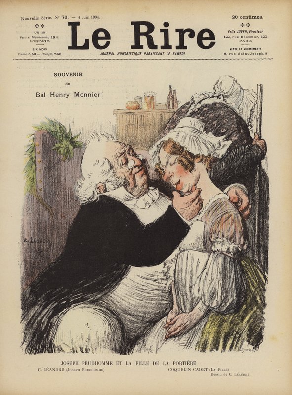 Illustration pour Le Rire - Charles Leandre