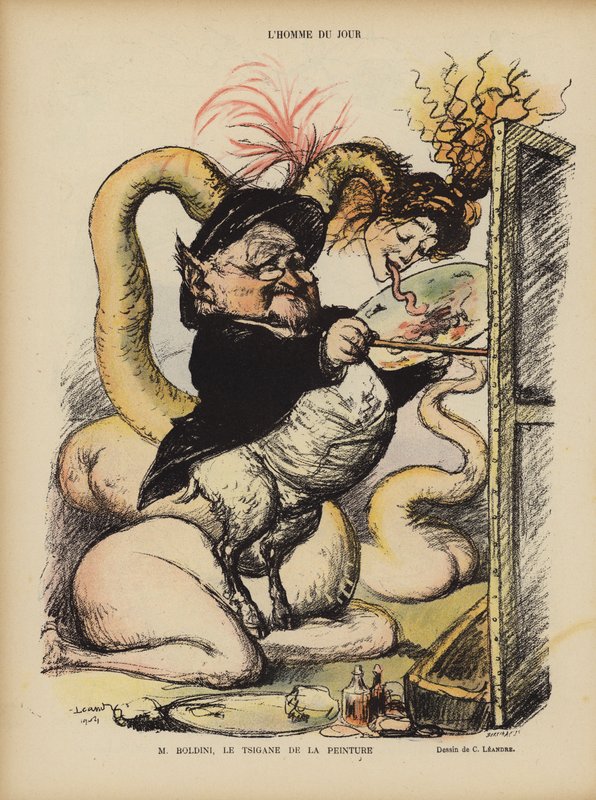 Illustration pour Le Rire - Charles Leandre