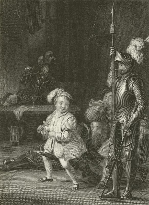 La salle du château - Charles Robert Leslie