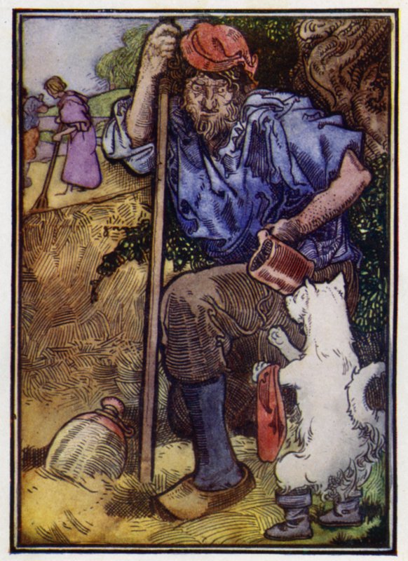 Le Maître Chat (lithographie en couleur) - Charles Robinson