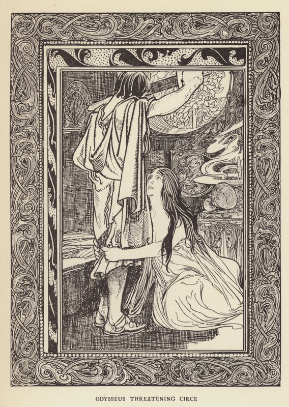 Ulysse menaçant Circé - Sir John Charles Robinson