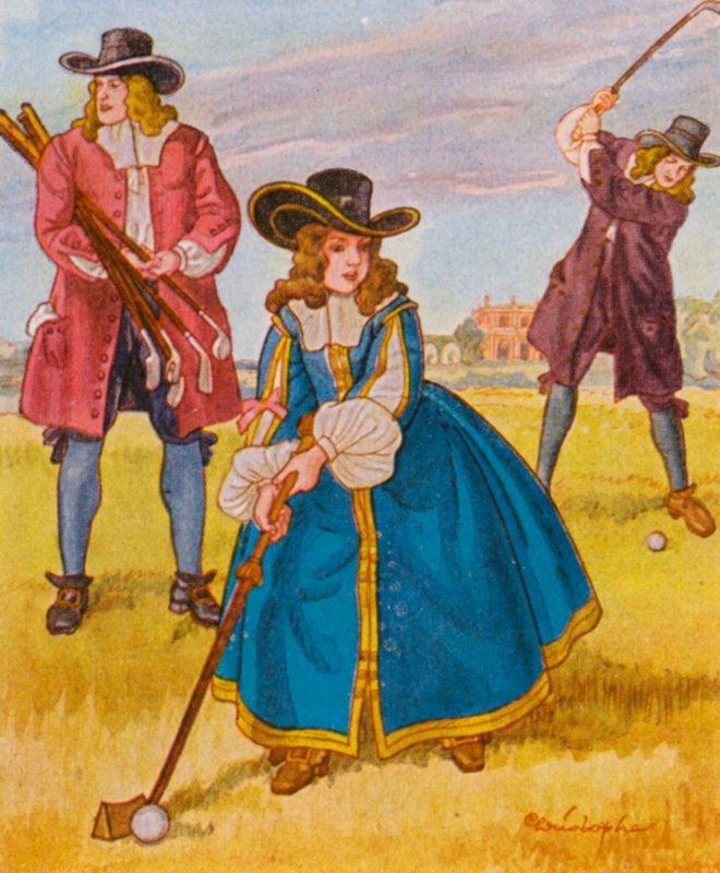 Jeu de golf - Christophe (1856 1945)