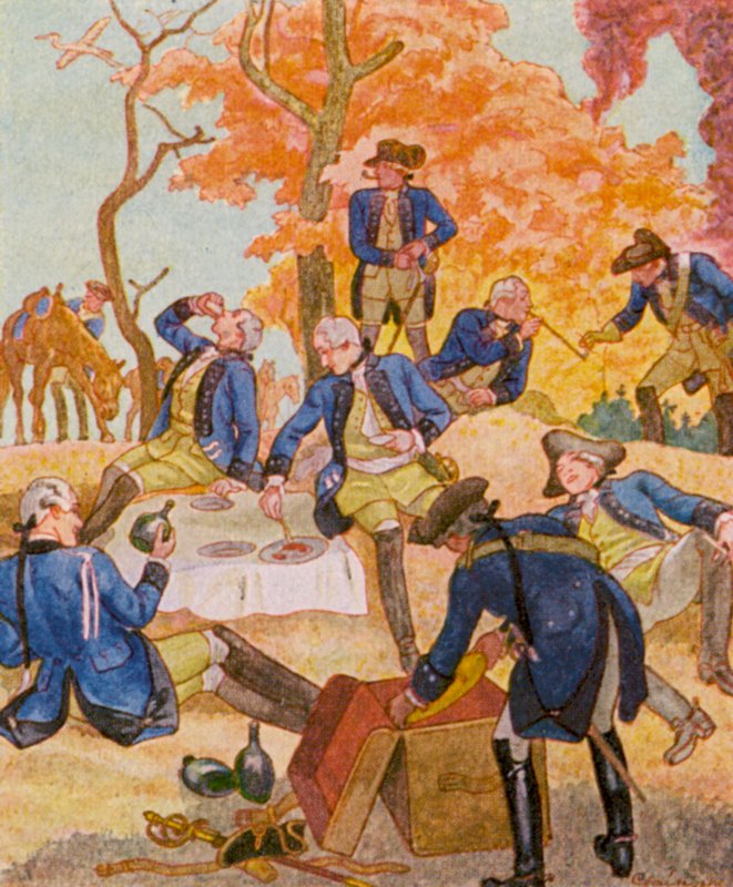 Pique-nique des officiers - Christophe (1856 1945)