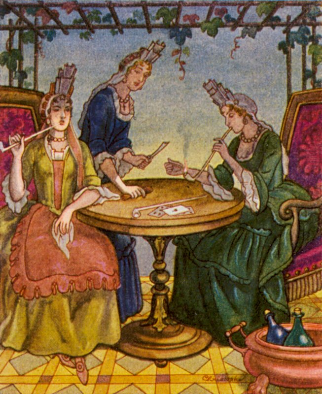 Raucherinnen - Christophe (1856 1945)