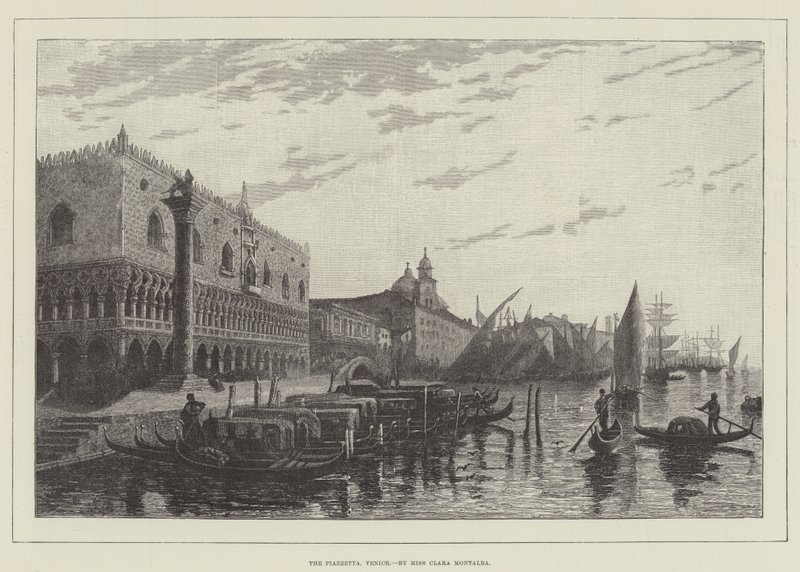 La Piazzetta, Venise - Clara Montalba