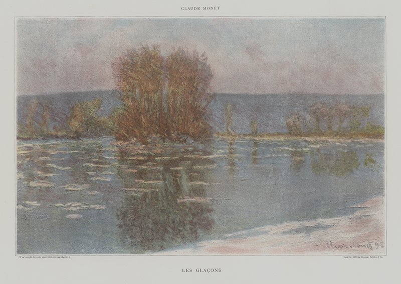 Les Glaçons - Claude Monet
