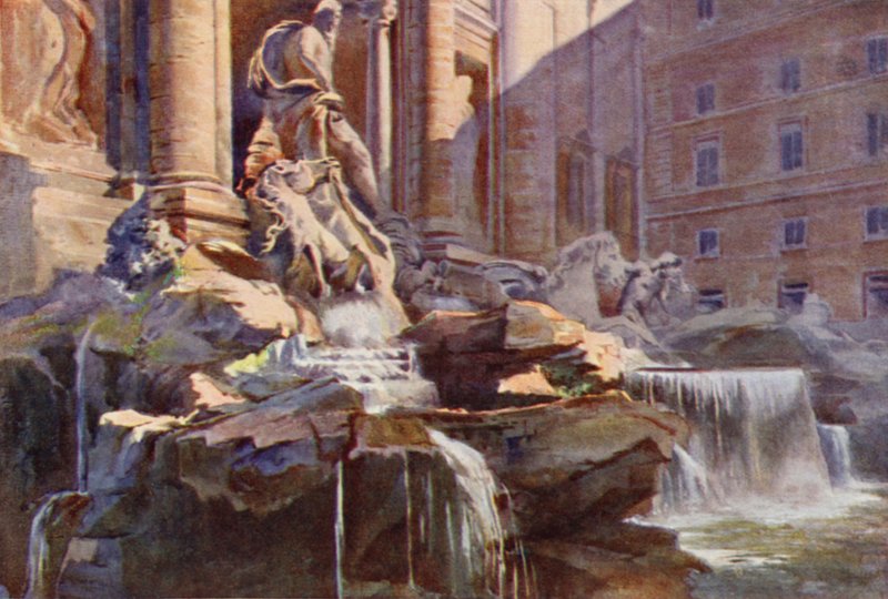 Fontaine de Trevi, Rome - Commendator Formilli