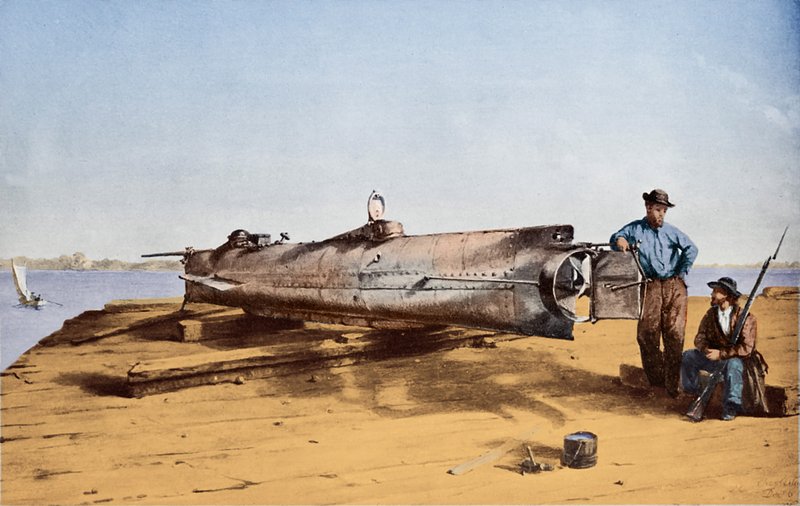Sous-marin confédéré, Hunley - Conrad Wise Chapman